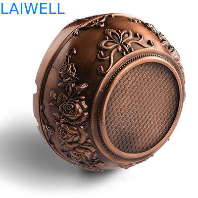 Kreatives Design Metall Taschen Aschenbecher Prozess Würfelguss Mini Praktische kundenspezifische Plattierung Gold Farbe Zinklegierung Zigarrenhalter