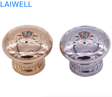 Zink-Legierungs-Produkte Soems Logo Printing Perfume Bottle Lid