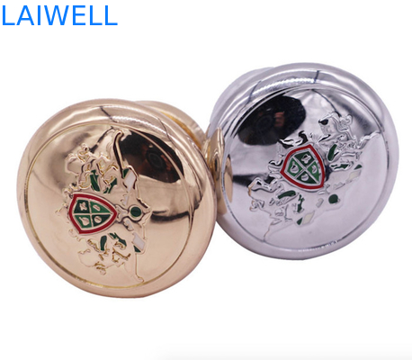 Zink-Legierungs-Produkte Soems Logo Printing Perfume Bottle Lid