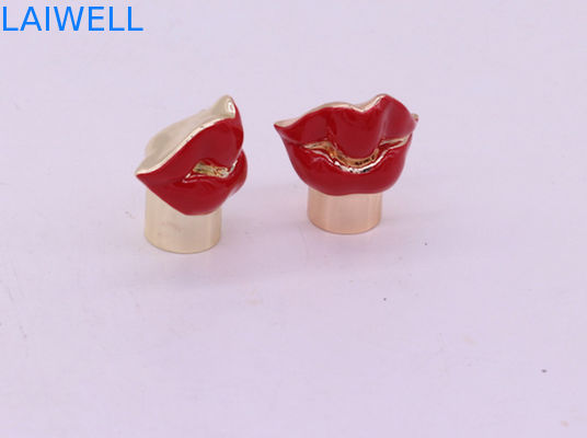 Rose Red Plated-Lippen formen Parfümflasche-Kappenantiätzmittel