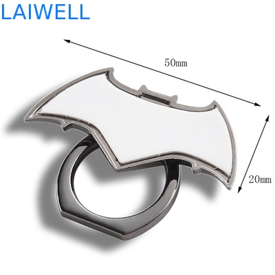 Mini Langlebige Zinklegierung Bat Design Metall Druckguss Prozess Schwarzes Telefon Stand für Mobiltelefon Notepad