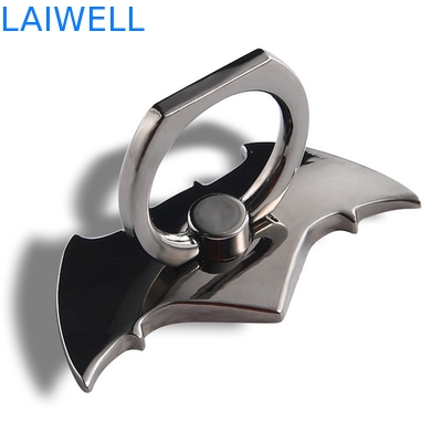Mini Langlebige Zinklegierung Bat Design Metall Druckguss Prozess Schwarzes Telefon Stand für Mobiltelefon Notepad