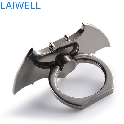 Mini Langlebige Zinklegierung Bat Design Metall Druckguss Prozess Schwarzes Telefon Stand für Mobiltelefon Notepad
