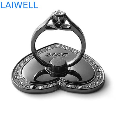 SGS, der Herz-geformten Telefon-Halter des Behandlungs-Metalldruckguss-4.5*4cm poliert