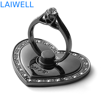 SGS, der Herz-geformten Telefon-Halter des Behandlungs-Metalldruckguss-4.5*4cm poliert