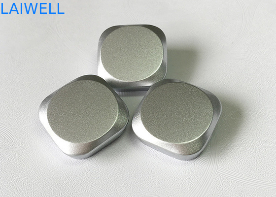 Toleranz-Metall der Präzisions-0.05mm Druckgussteile silberne Zink-Legierungs-Knöpfe
