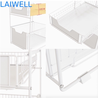 Reihen-Küchen-Speicher-Gestell des Edelstahl-37L*21.5W*43Hcm der Küchengeschirr-2