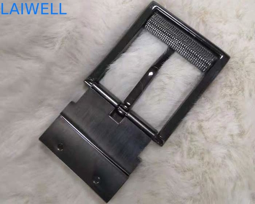 Elektronisches überziehendes 34MM Zink-LegierungGürtelschnalle schwarze Farbe mit Schrauben