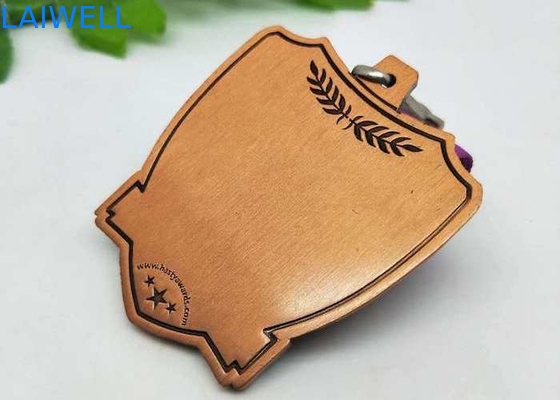 Sandstrahlen der Entlastungs-Zink-Legierungs-Metallmedaille für laufendes Ereignis