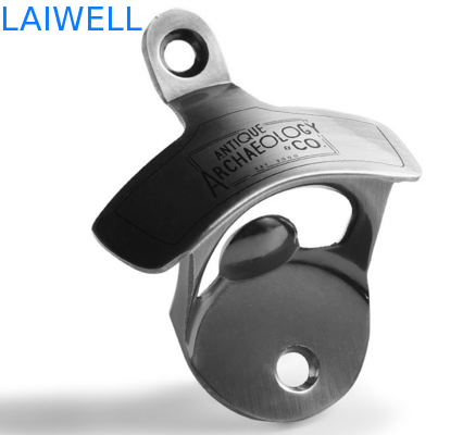 An der Wand befestigte Metallflaschen-Öffner CNC-Drehbank Druckguss-Flaschen-Öffner 85*65mm