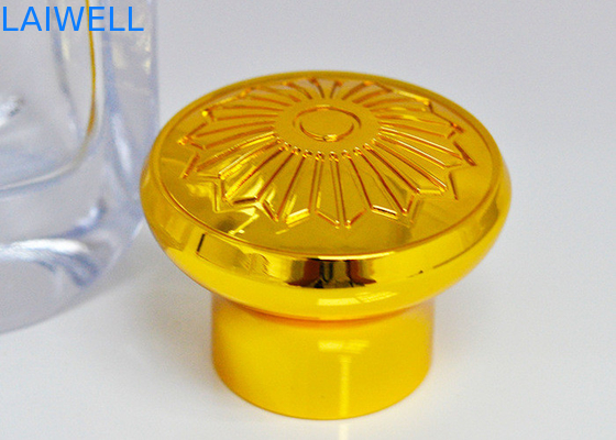 Die Goldfarbe, die Zink-Legierungs-Parfümflasche überzieht, übersteigt mit innerem 17.2mm