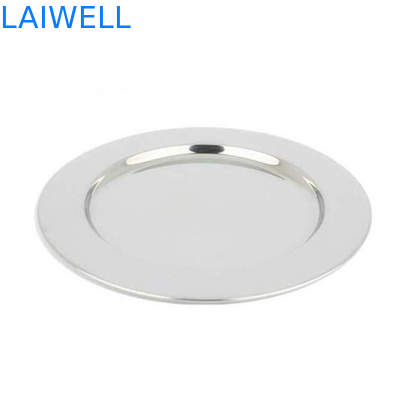 Nordische Edelstahl-Nachtisch-Käseplatte 32.5*0.7CM der Art-Metallhaushaltsware-430