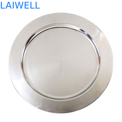 Nordische Edelstahl-Nachtisch-Käseplatte 32.5*0.7CM der Art-Metallhaushaltsware-430