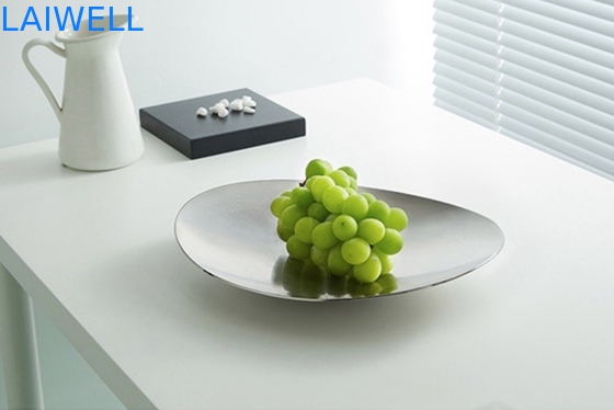 Frucht-Platten-Metallhaushaltsware-Sand-Polnisch des Nachtisch-Becken-SS304
