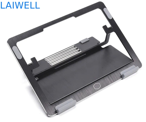 Tragbarer Aluminiumlaptop-Tray Brushed Finishing Foldable Laptop-Stand