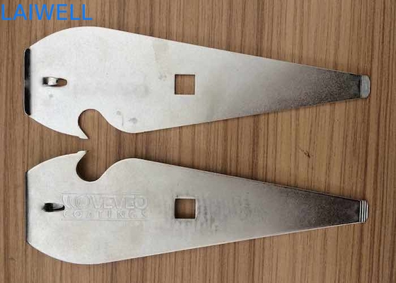 CNC-Metallprägung 140*29MM Custom Punch Press Prägung Silber Sand Blasting Metall Eisenfarbe Dosen Öffner für den Weltmarkt