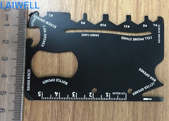 Multifunktionsmetallflaschen-Öffner 12 in 1 Karten-Flaschen-Öffner 85*52MM