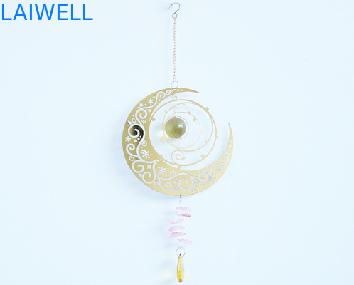Nordischer Art-Metallwind-Spinner-Mond-Entwurfs-drehende Metallwind-Glockenspiele