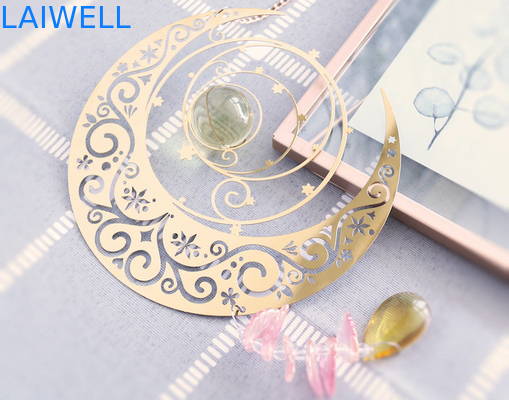 Nordischer Art-Metallwind-Spinner-Mond-Entwurfs-drehende Metallwind-Glockenspiele