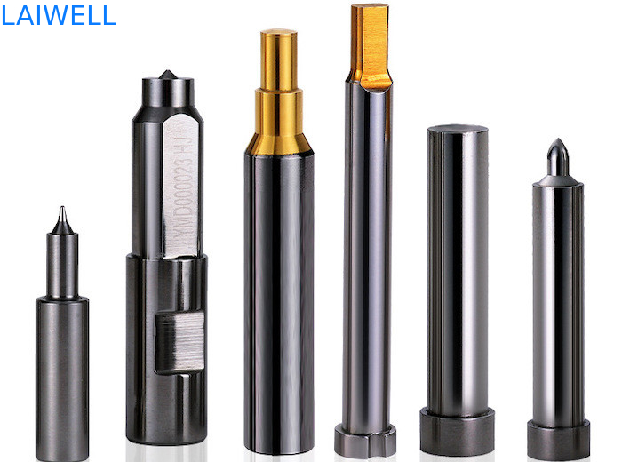 Dongguan-Metallform-Komponenten, die Hochgeschwindigkeitswolframnichtstandardisierte Durchschlags-Stahlnadel für Standard-Würfel verarbeiten