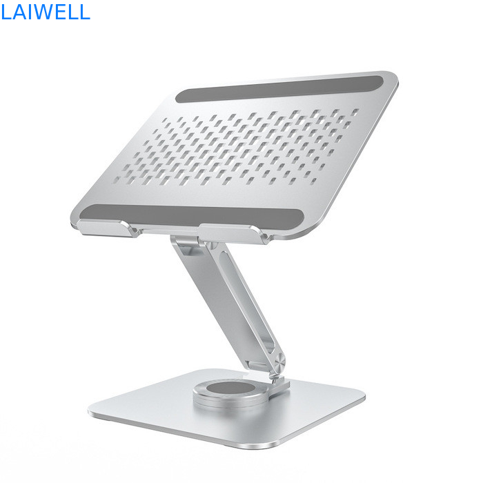260*238*64MM 360-Grad-Rotation Portable Silber Klapphebe Aluminium Laptop Kühlstand Tray Basis