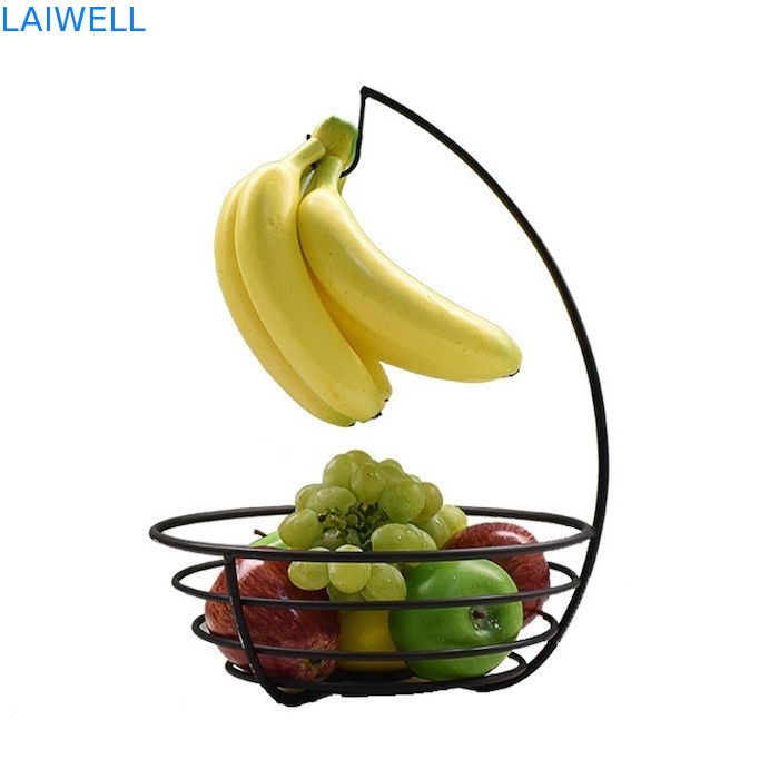 Hochverkauftes Metall Haushaltsgeschirr 37*27CM Champagner Backlack Eisen Kreatives Obstplatten mit individuellem Design