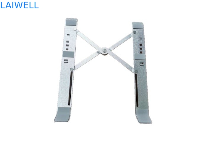 Leichtgewicht Portable 253*60*20mm Grau Aluminium Klappbare Verstellbare Metall Laptop Stand Einfach und elegant Design