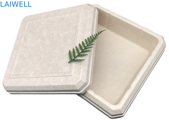 45*45*25MM Beige Farbe Nachhaltige Gepäckbox Leichtgewicht EcoPack Zubehör kundenspezifisch und wiederverwendbar für umweltbewusste Verpackungen