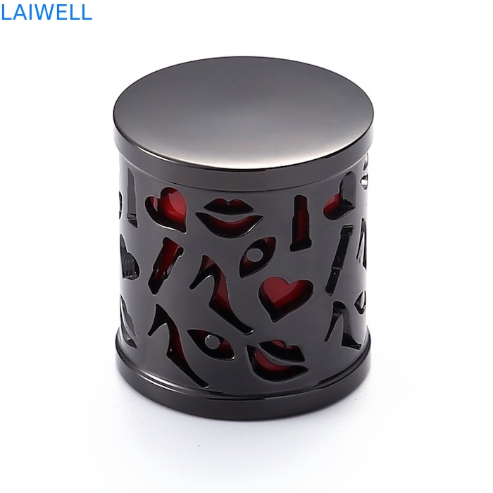 Custom Fashion Modern Zinklegierung Druckguss CNC-Bearbeitung Parfümflaschenkappen mit Plattierung