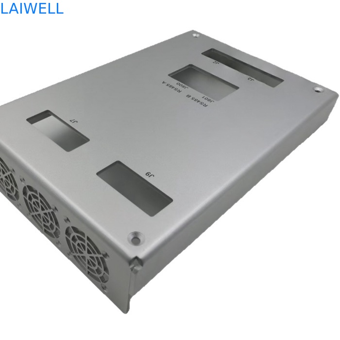 Kundenspezifischer Siebdruck, eloxierte Aluminiumblechbearbeitung, Gehäuse, Laserschneiden, nahtloses Biegen