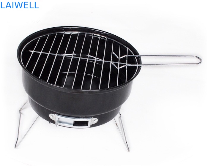 Metall, das 25.6*21.5cm Stahlgrill-Grills Mini Portable Oven im Freien stempelt