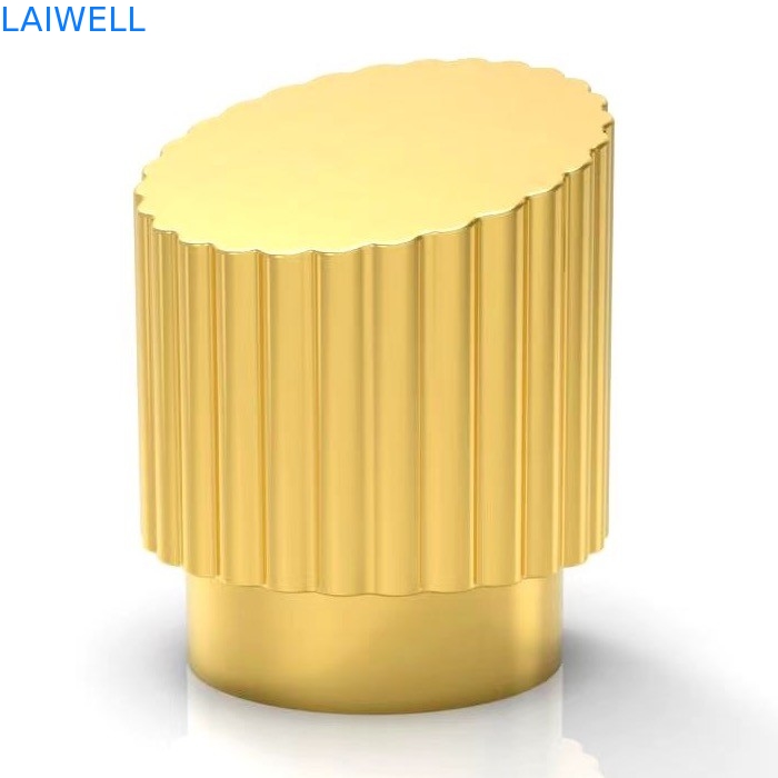 Kundenspezifischer professioneller Metalldruckguss Zinklegierung elektronische Beschichtung Goldfarbe Parfümflaschenverschluss Ersatz