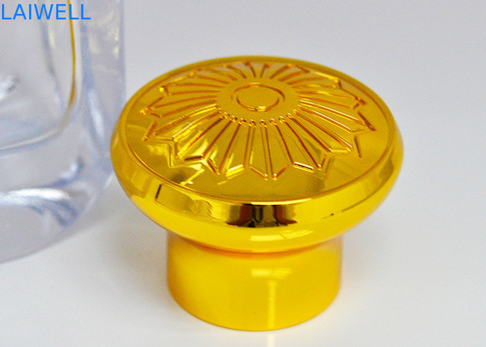 Die Goldfarbe, die Zink-Legierungs-Parfümflasche überzieht, übersteigt mit innerem 17.2mm