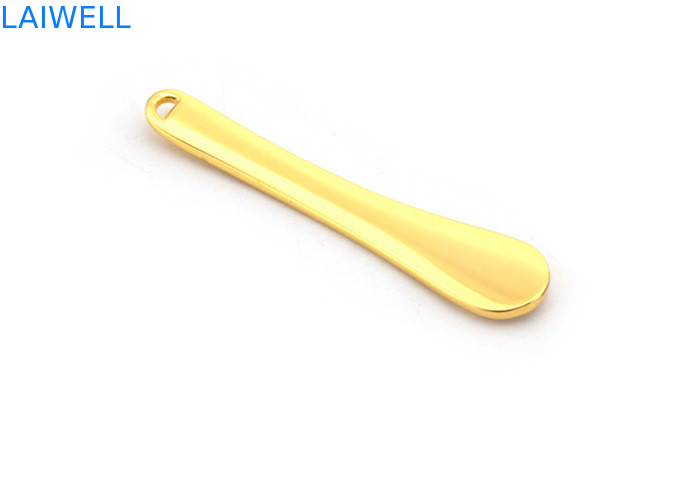 Kundenspezifisches Metall Druckguss-der Gold überzogene Zink-Legierungs-Gesichts-Creme-Make-uplöffel, der Radierung stempelt