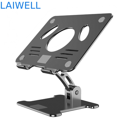 270*245*70MM silberner justierbarer ergonomischer Aluminiummetalllaptop-Stand mit gelüftetem Entwurf