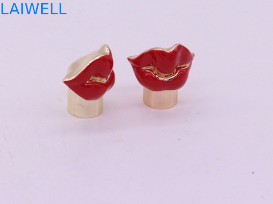 Rose Red Plated-Lippen formen Parfümflasche-Kappenantiätzmittel
